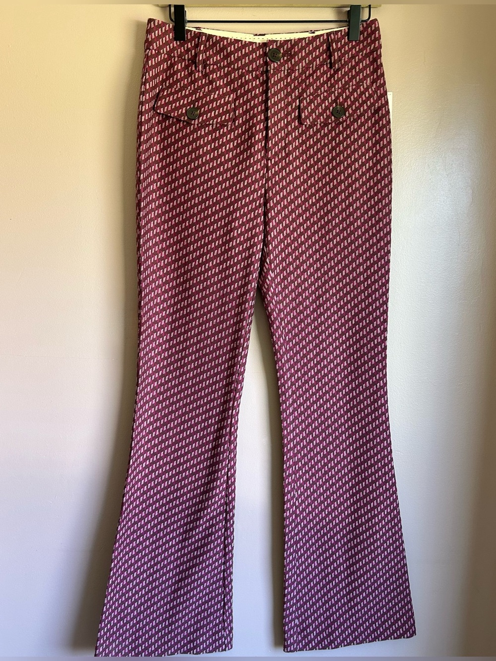 NWT Anthropologie The Essential Slim Flared Pants Size 4
